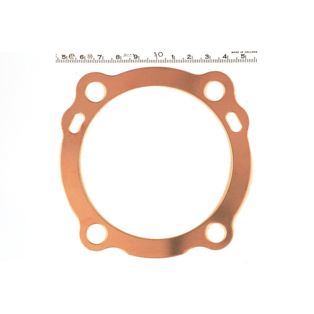 1 Genuine James, Harley Davidson Cylinder Head Gasket .016" Copper L73 - 85 XL (NU) BC19256 - Baby Biker