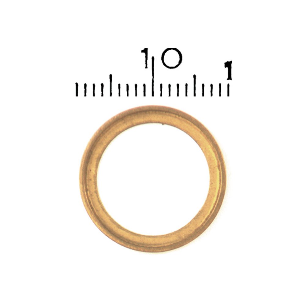 1 Genuine James Harley Davidson Drain Plug Seal Washer Brass OEM 62702 - 52 BC21113 - Baby Biker