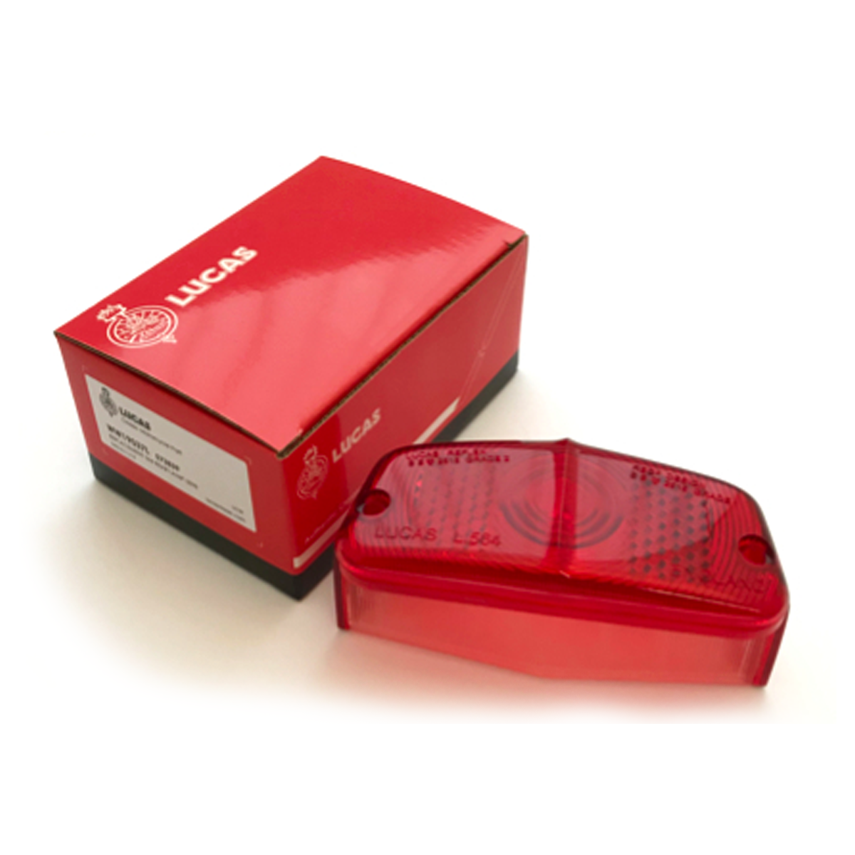 Motorcycle Genuine Lucas Rear Lamp Lens Triumph BSA Norton AMC - BC40190