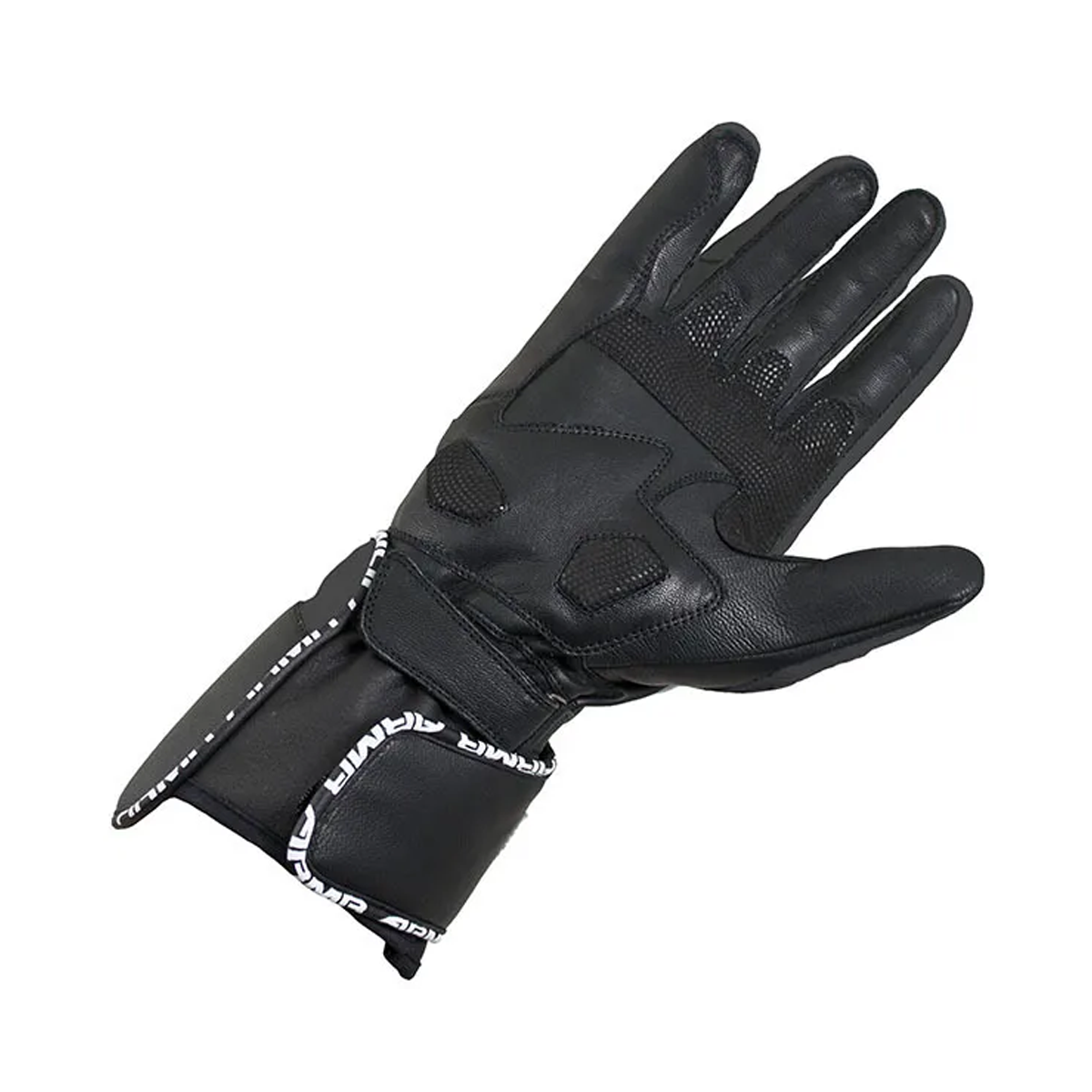 Armr Moto S550 Leather Lightweight Summer Motorcycle Sport Glove Black