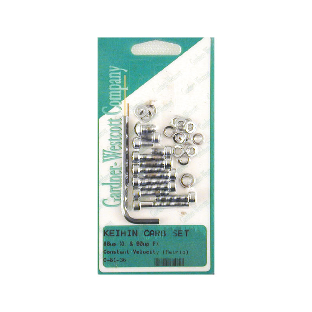 Harley Davidson Chrome Keihin Carburetor Kit - Fits 90-06 B.T. 88-06 XL(NU) BC17905