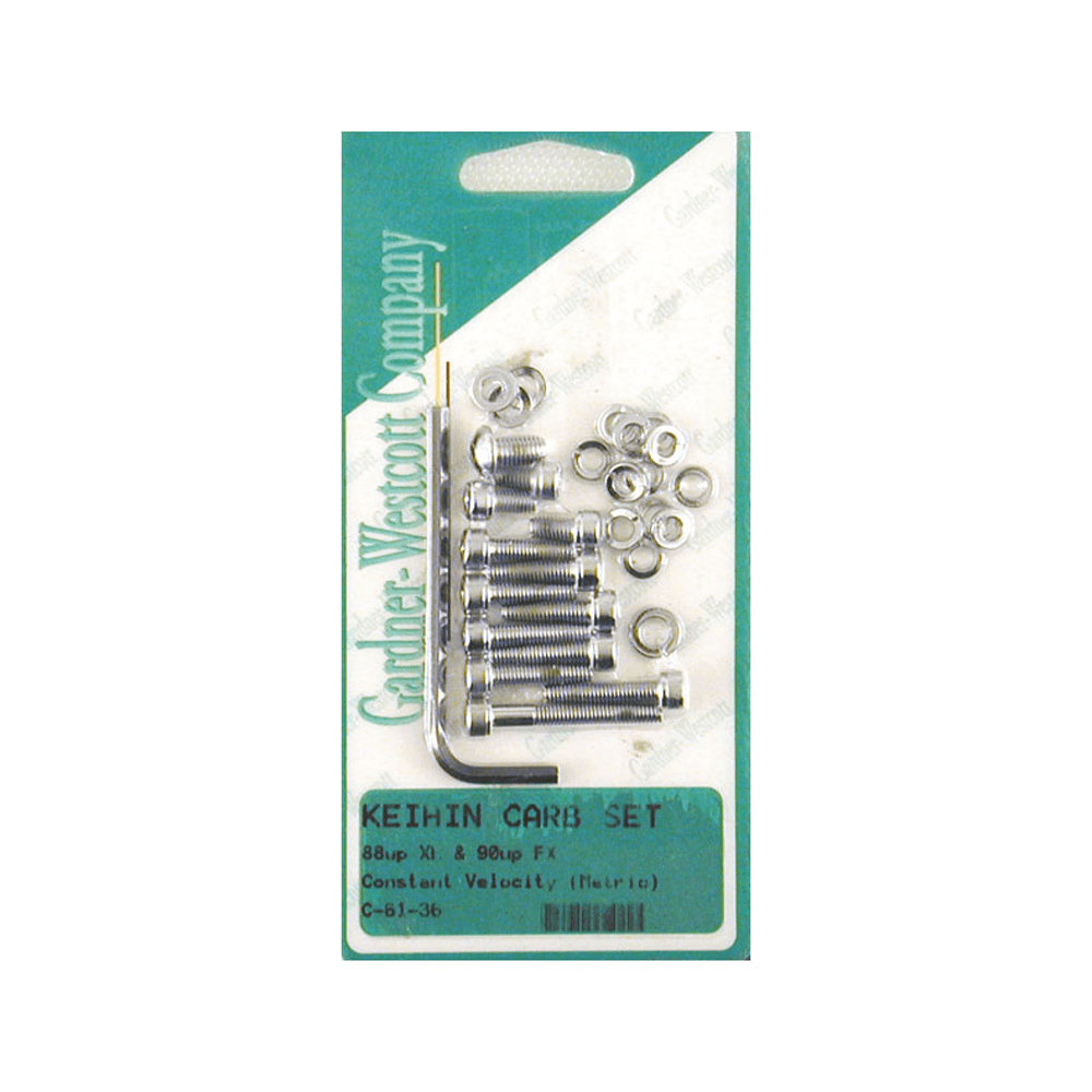 Harley Davidson Chrome Keihin Carburetor Kit - Fits 90-06 B.T. 88-06 XL(NU) BC17905