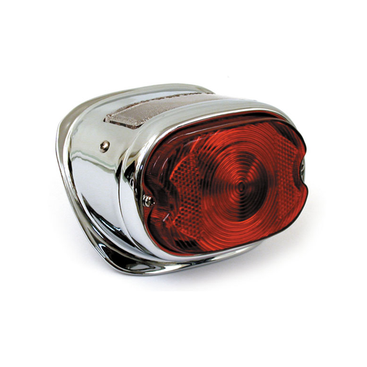 Harley Davidson Early 55-72 Style Chrome Taillight FL, XL Sportster BC38014