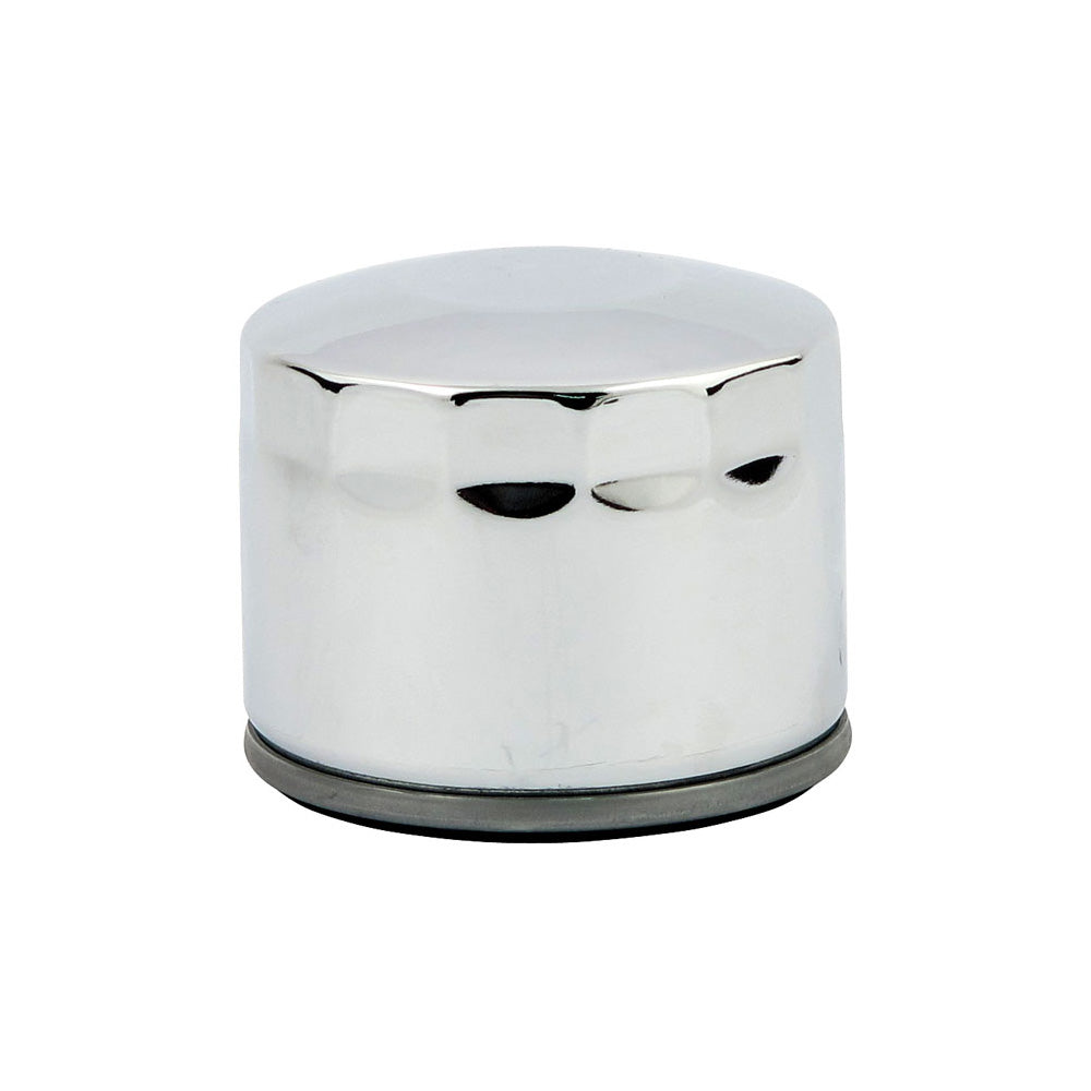 Harley Davidson Spin-On Oil Filter. Chrome. XL, FL, FX, FXWG, FXSB, FXEF. BC43573
