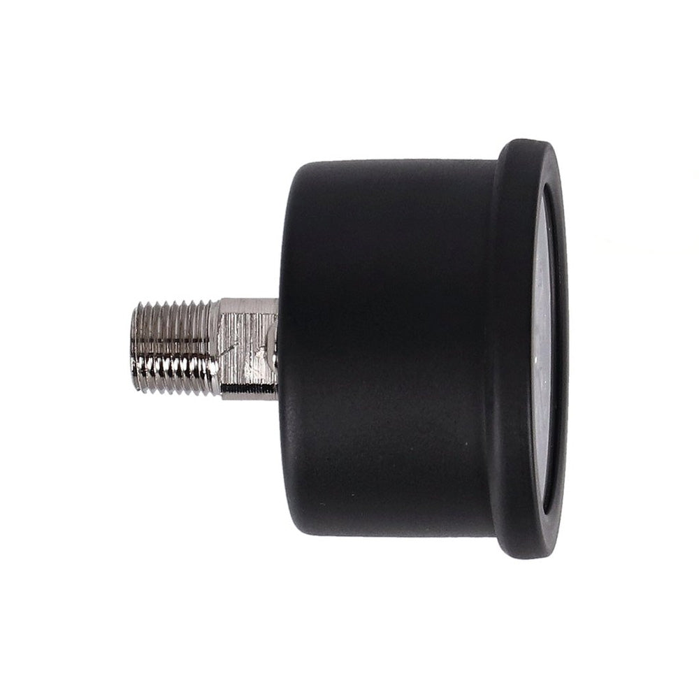 Marshall Harley Davidson Oil Pressure Gauge, 0-60 PSI. Black Housing BC43988