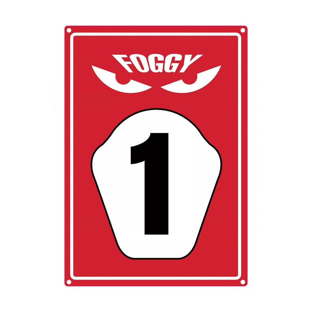 Motorcycle Aluminium Novelty Slogan Parking Sign - Foggy FOGSIG17