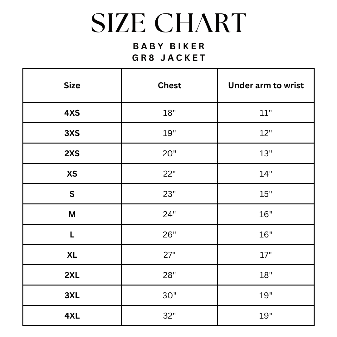 Baby Biker GR8 Toddler & Kids Motorcycle Jacket Black / Red