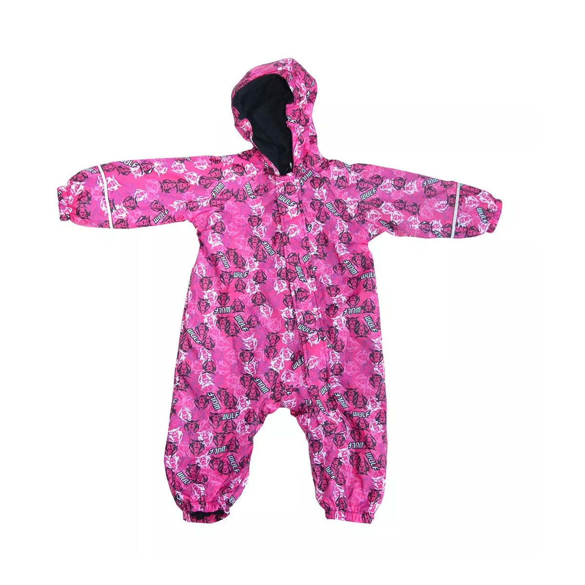 Wulfsport MX Motocross Baby Toddler Junior Padded Wet Rain Suit Pink