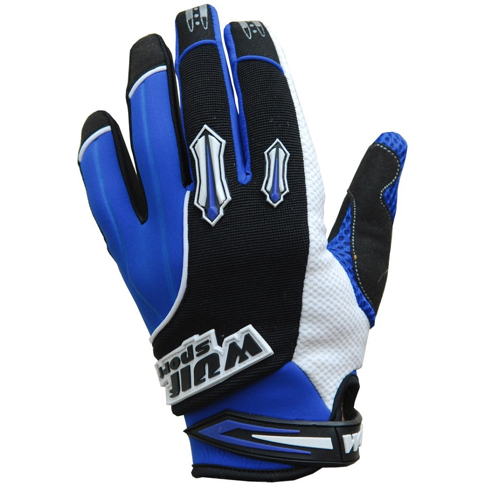 Adult MX Wulfsport 2026 WARHAMMER Motocross Shirt Pant Glove Helmet Blue Set #3