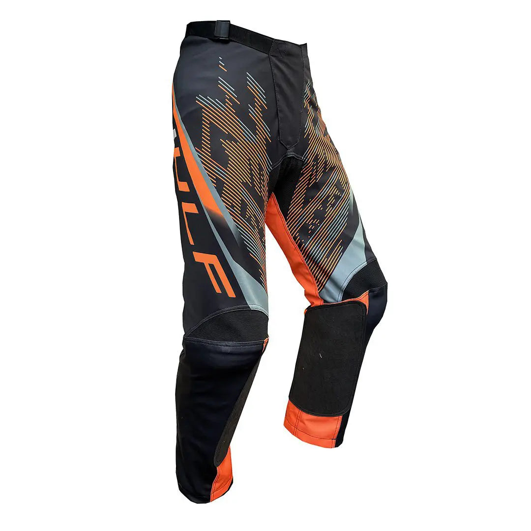 Adult MX Wulfsport 2026 WARHAMMER Motocross Shirt Pant Trouser Orange Set #1