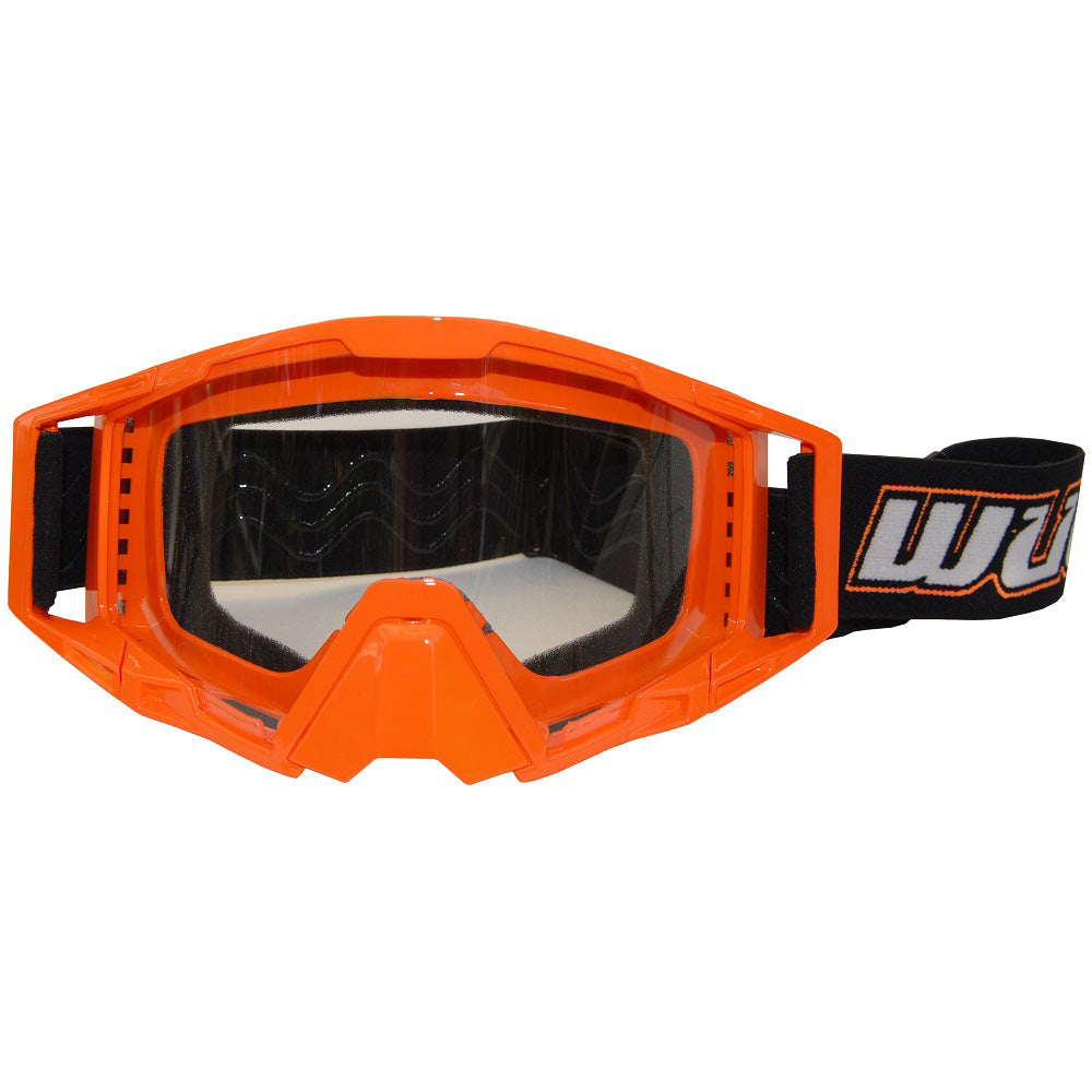 Wulfsport Adult MX Motocross Tech Goggles - Orange
