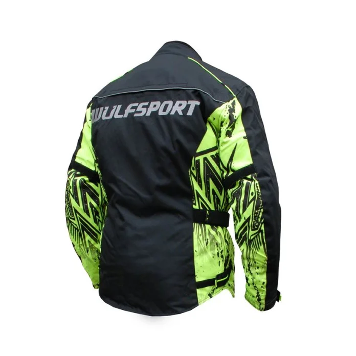 Wulfsport Alpina X Kids Textile Motorcycle Jacket Black / Fluo Yellow