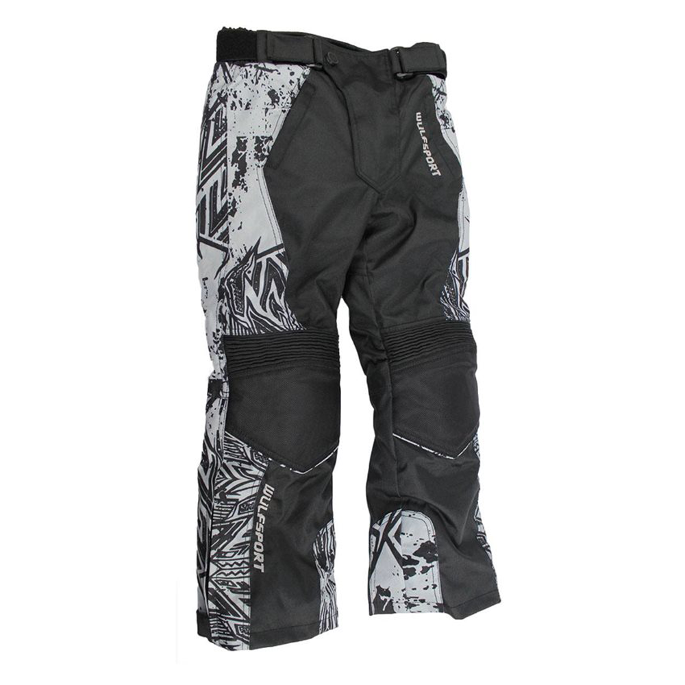Wulfsport Alpina X Kids Textile Motorcycle Trousers Black / Grey