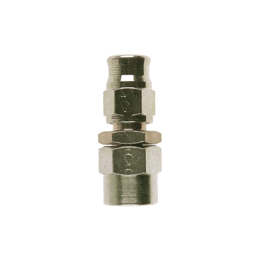 Goodridge, Motorcycle Straight Hose End For Brake Line. Stainless BC16058