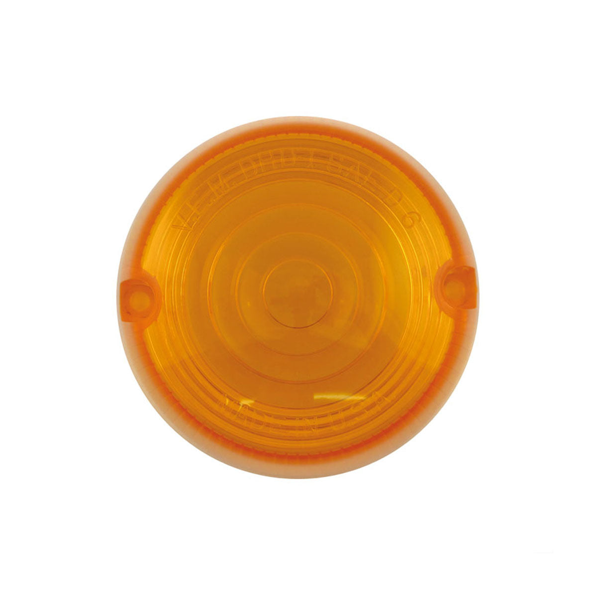 Harley Davidson 3" Bullet Amber Turn Signal Lens 73-85 H-D BC16228