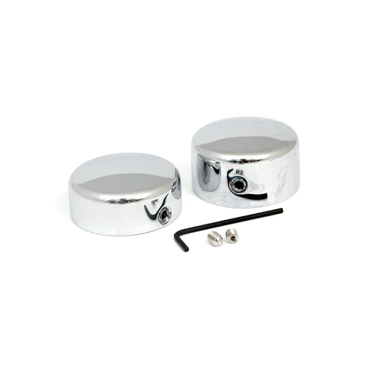 Swingarm Pivot Bolt Cover Kit, Chrome Fits: > 84-99 Softail (NU) BC16239