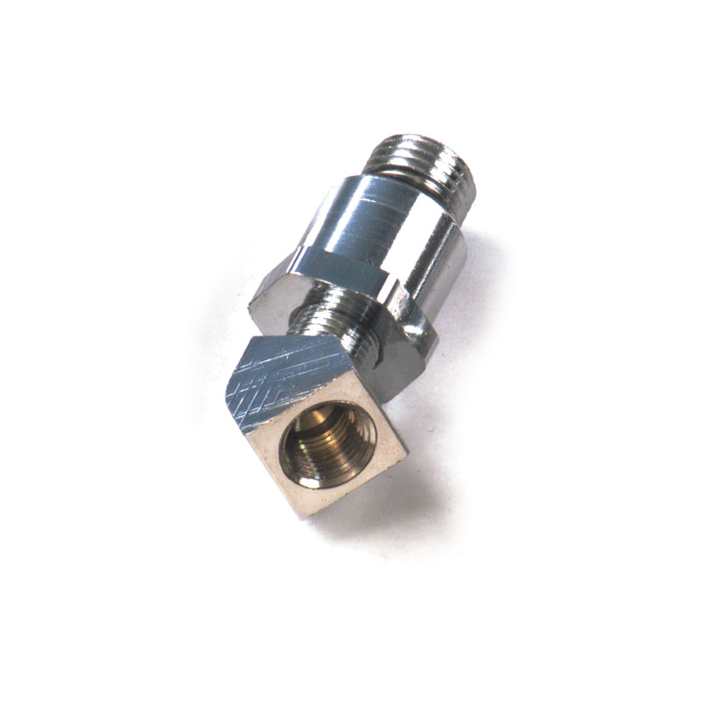 Harley Davidson Chrome Oil Gauge Fitting 70-99 Big Twin BC16495