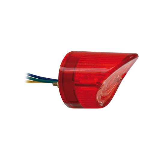 Harley Davidson Motorcycle Sharknose LED Taillight. Red Lens. Universal BC21807