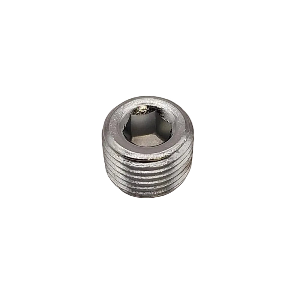 1 GW, Harley Davidson 1/8-27 NPT Allen Pipe Plug. Chrome BC22480