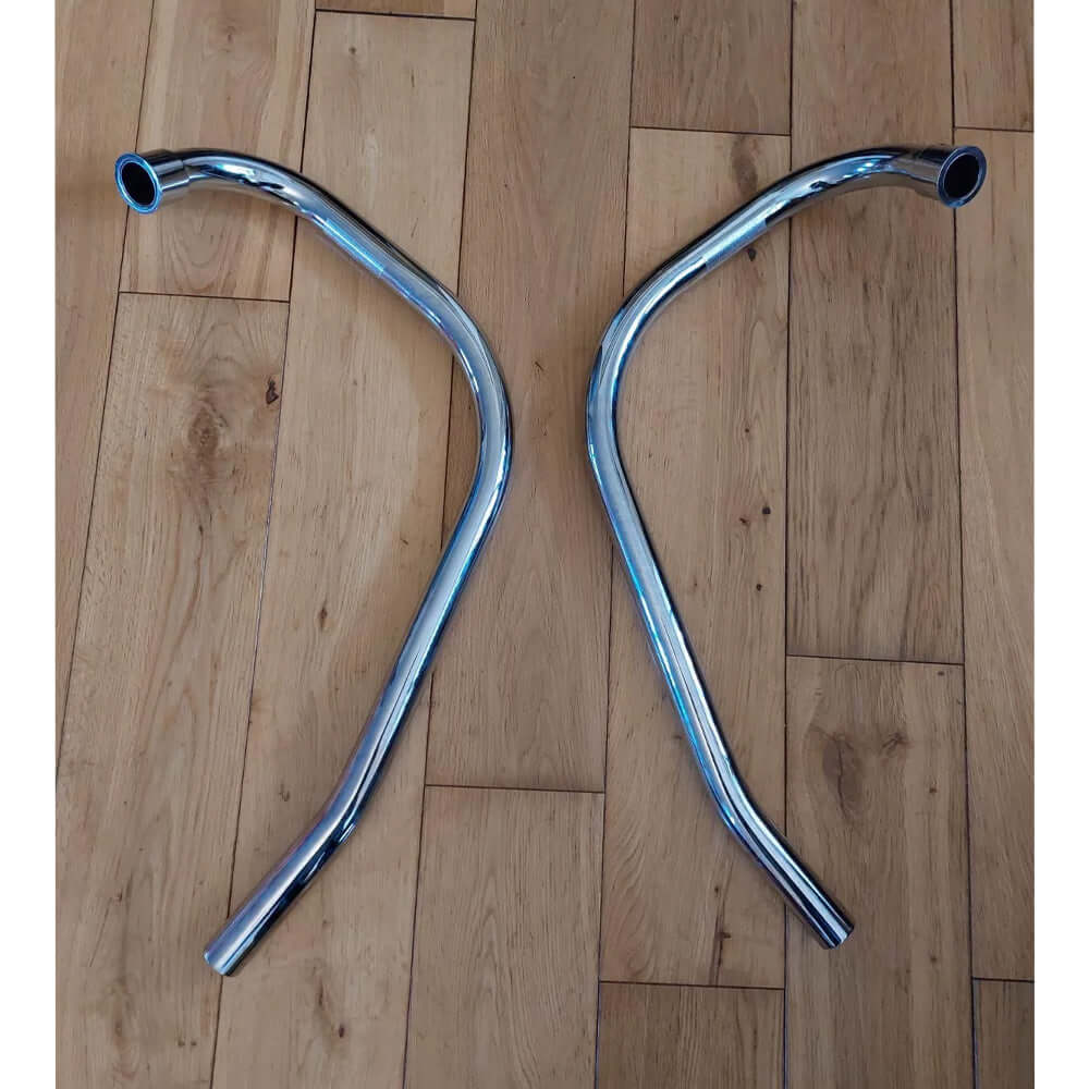 Wassell Pair Exhaust Pipes - Norton Commando 1972-1973 OEM: 06-3376/75 BC23531