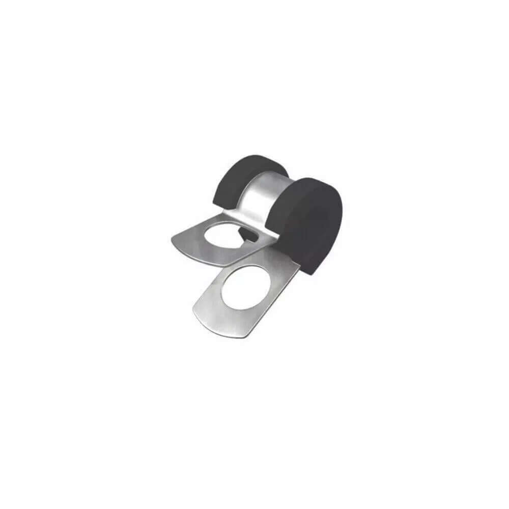 1 Goodridge P-Clip PLCC-04 for Brake Hose / Piping 1/4" Silver BC24880