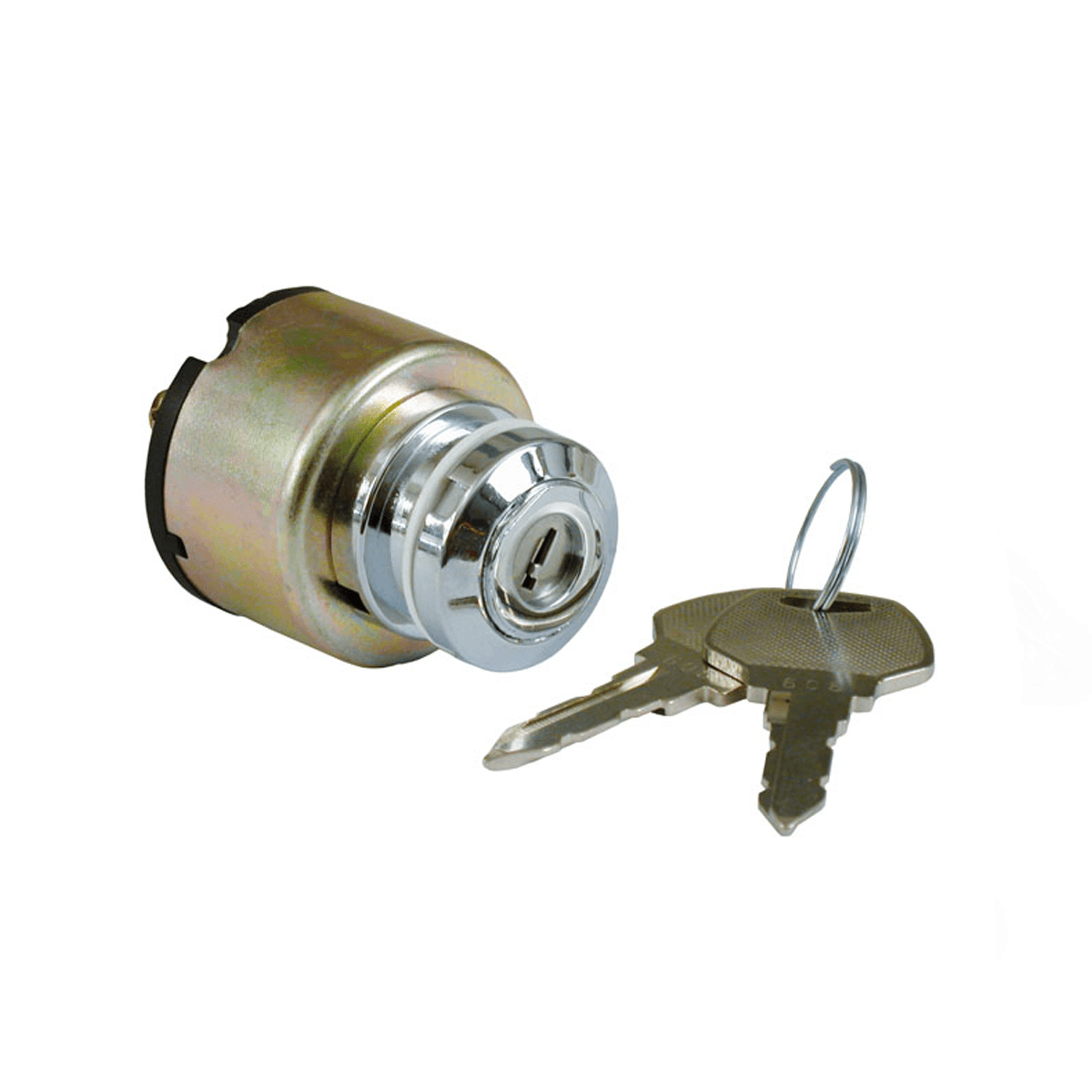Harley Davidson FX Style Ignition Switch 'Thick', Flat Key. 75-78 XL; 73-77 FX BC24459