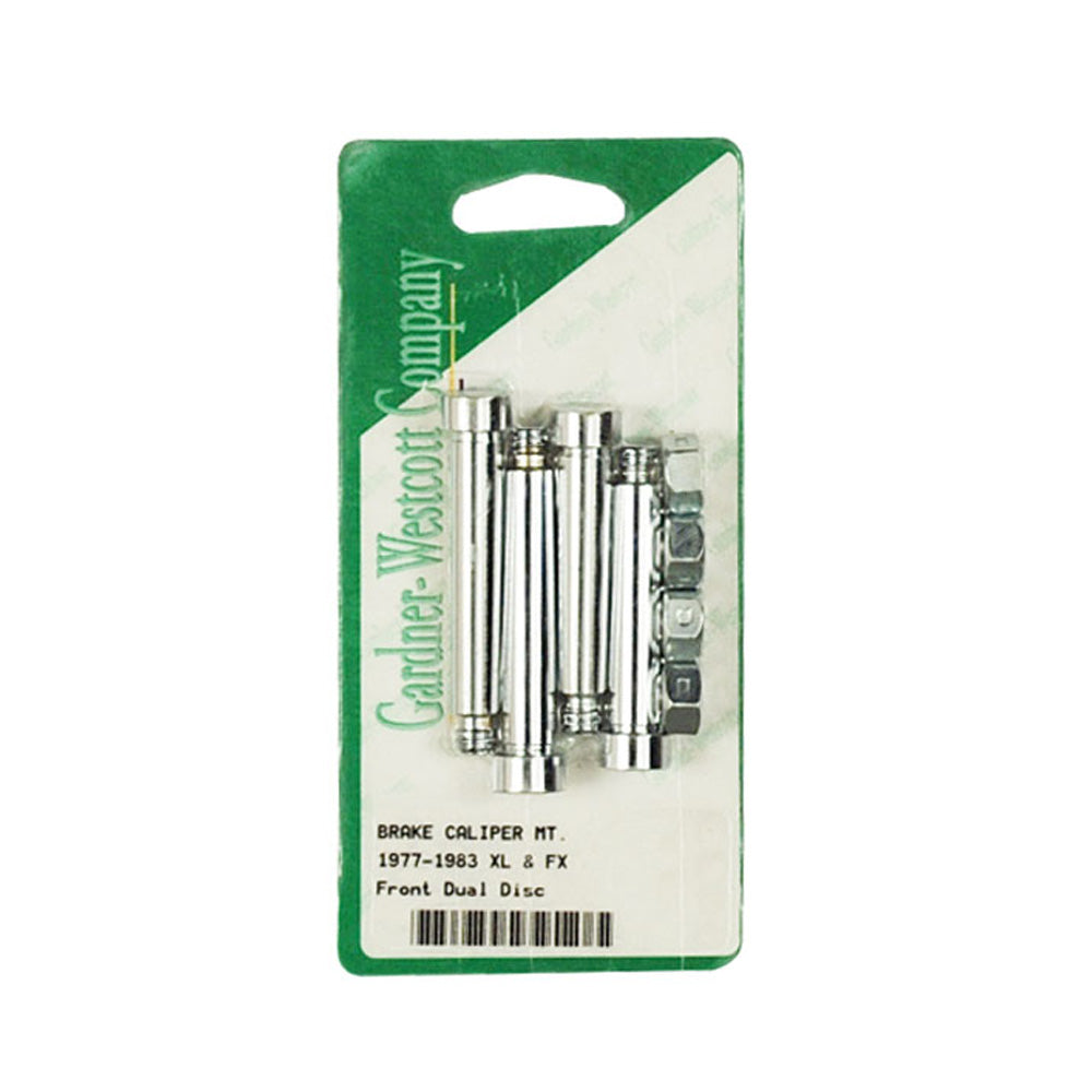 Harley Davidson Caliper Mount Kit, Front. Chrome Allen. 77-83 XL, FX, FXWG, FXR BC24582