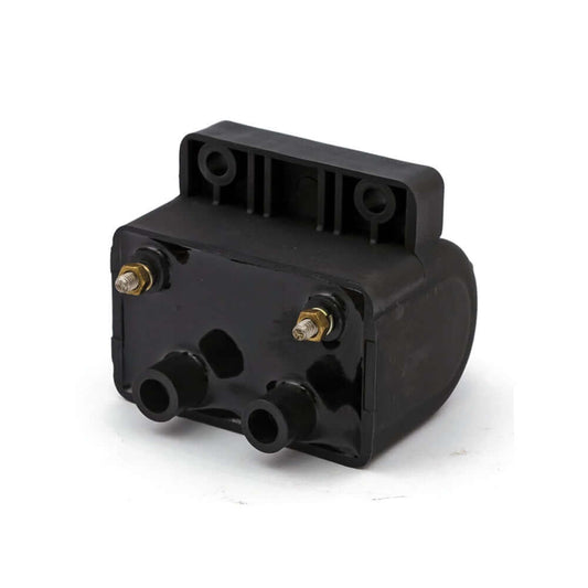 Harley Davidson OEM Style Ignition Coil. 12v, 3 ohm. Black. 85-99 BT, 85-03 XL. BC24591