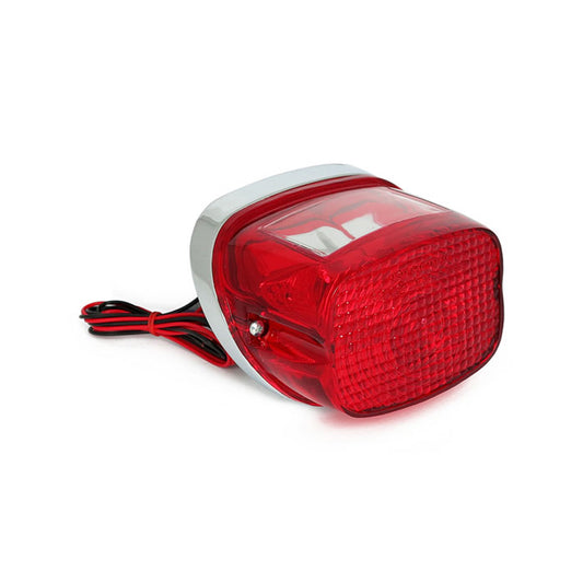 Harley Davidson Taillight Complete, Late Style. 73-98 H-D (NU) BC26884