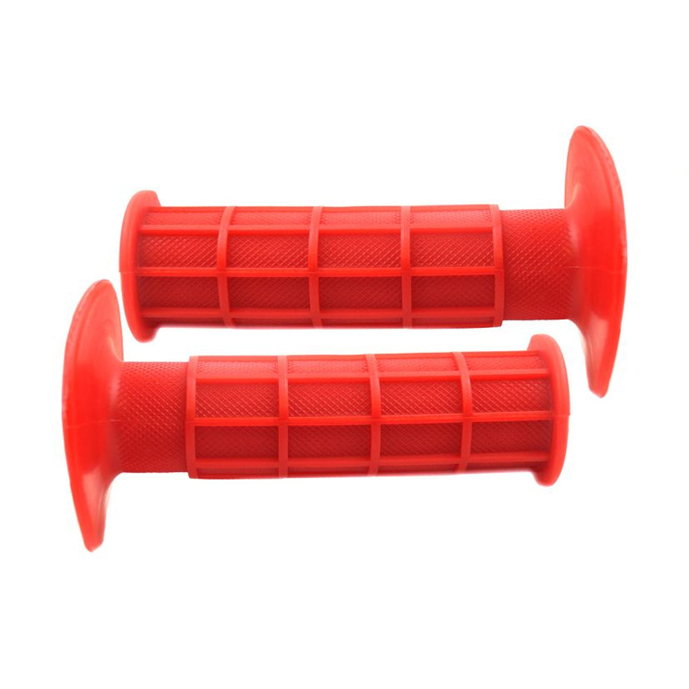 Factory Image Motocross MX Off Road Enduro Red Grips Full Waffle BC31384