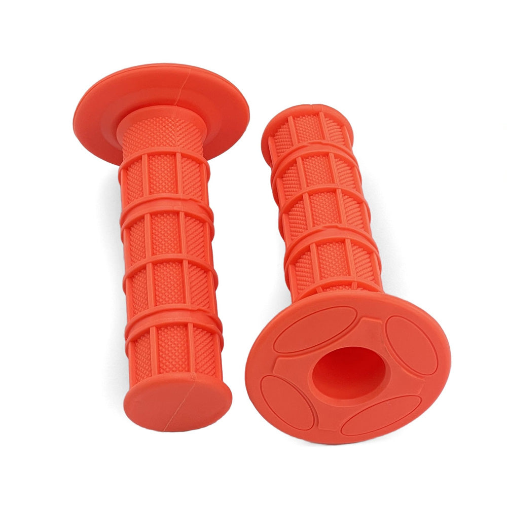 Factory Image Motocross MX Off Road Enduro Neon Orange Grips Full Waffle BC31389