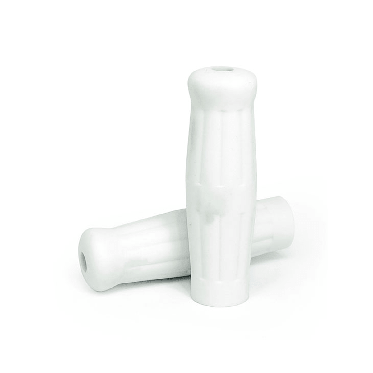 Harley Davidson 1" Vintage Style Grips White 74-25 H-D BC35280