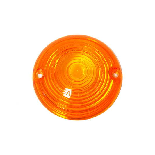 Harley Davidson Turn Signal Replacement Lens. Amber.  63-85 FL, FLH  BC35284