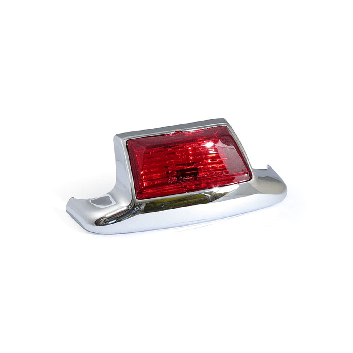 Harley Davidson Chrome Fender Tip With Light Red Lens, Rear. BC38465