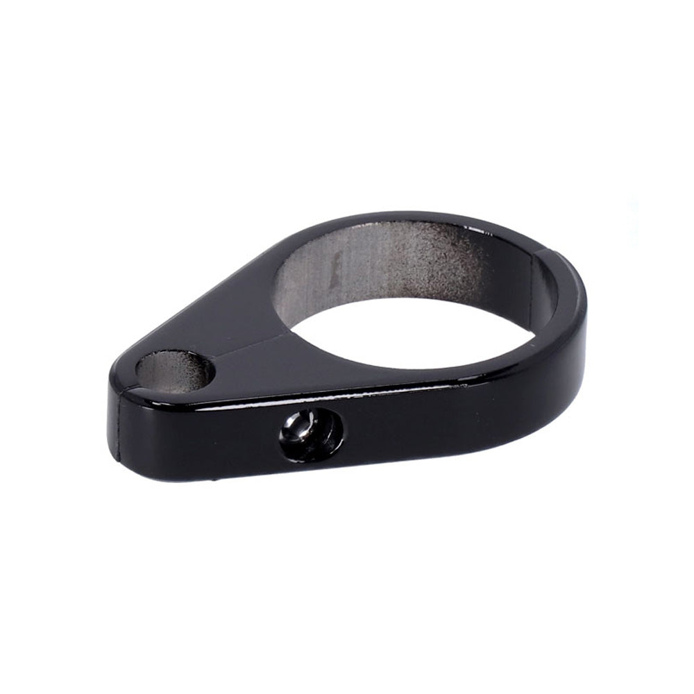 Motorcycle Universal 2-Piece Frame Cable Clamp. Clutch. Black. 1 1/2" ID BC40155