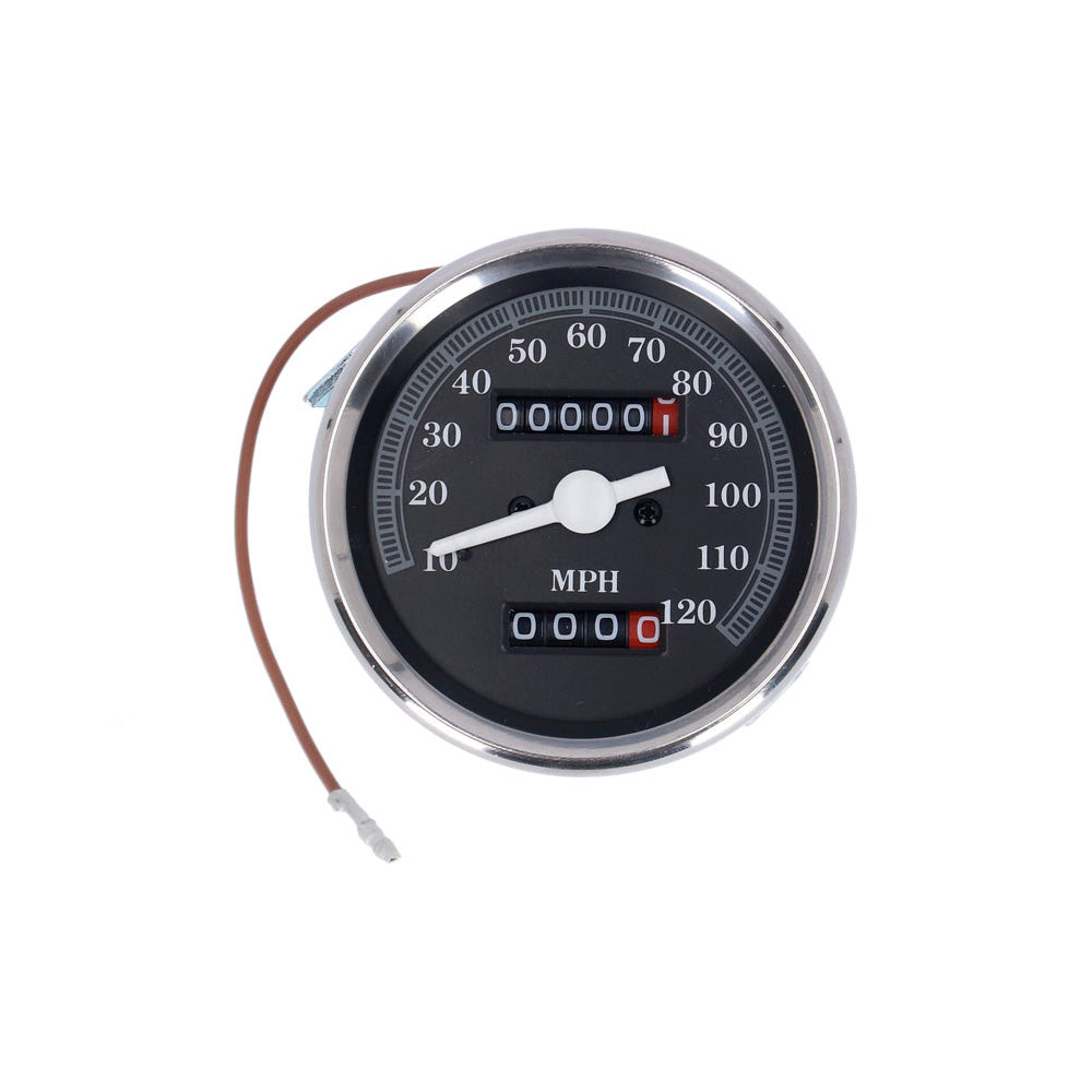 Harley Davidson Speedometer MPH. 2:1 Ratio. Late Style Face. 73-84 FX; 1973 XL BC43591