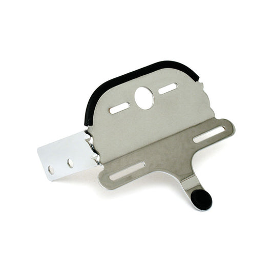 Harley Davidson Custom Fat Bob Taillight Bracket. Chrome. 6-1/2" Wide BC43729