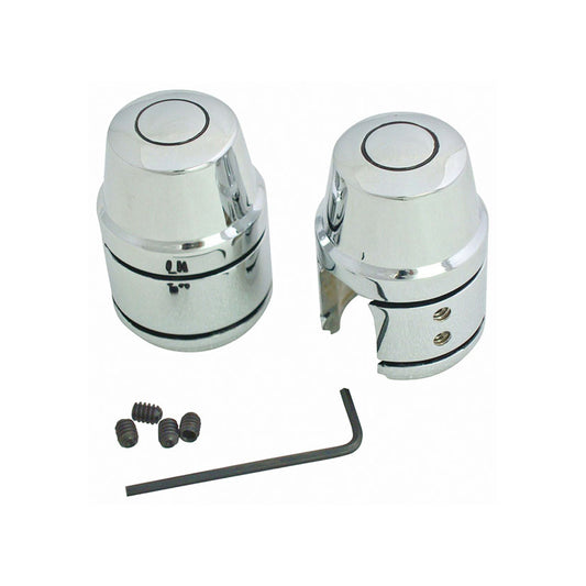 Harley Davidson Shock Stud Cover Kit. Chrome 00-03 XL Sportster BC43752