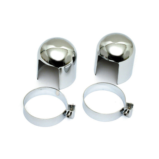 Harley Davidson Shock Stud Cover Set. Chrome 52-56 K, KH; 57-64 XL BC43754