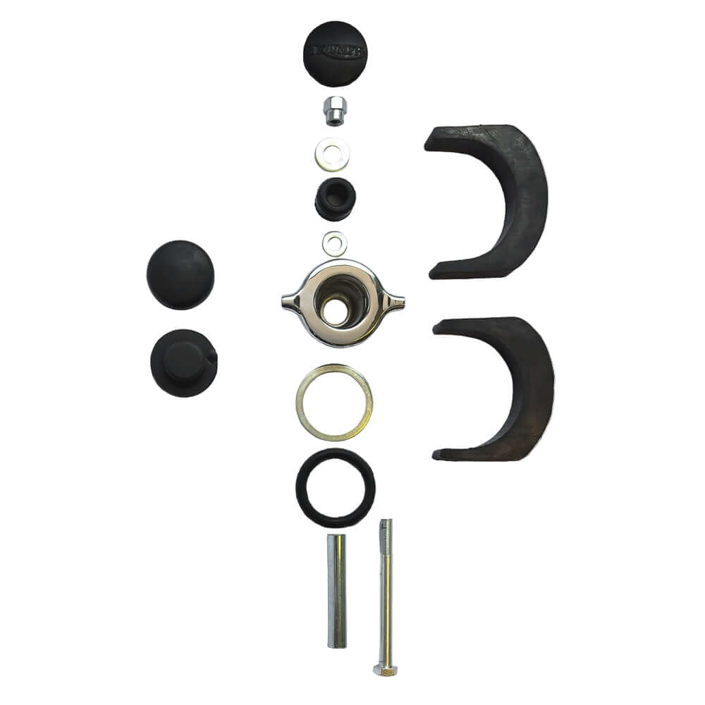 L.F. Harris Triumph T120 T120V T140 OIF Side Stand Lug & Pin Kit – Fully Machined, 83-4167, UK