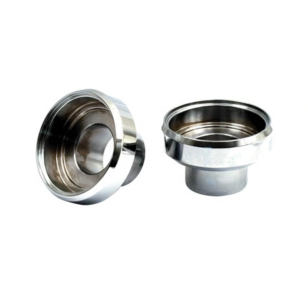 Harley Davidson Frame Cups, Head Bearing. Chrome. 49-84 FL, FX, FXWG; 84-86 Softail BC44002
