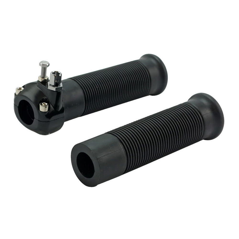 Universal Single Cable Metal Throttle Assembly for 7/8" Handlebars, Black BC44445