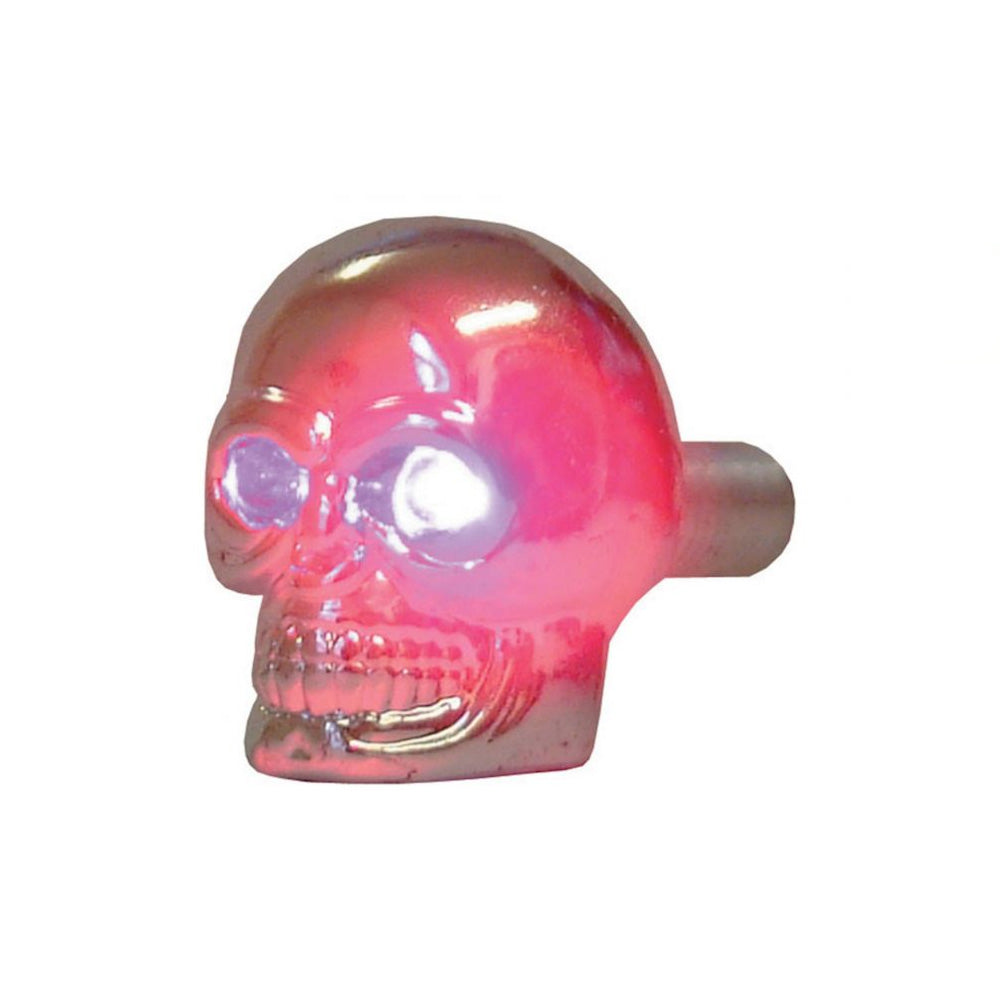 Pair Of Bike It Skull Decoration Bolts With Red LED Eyes LEDSKUR BC4780