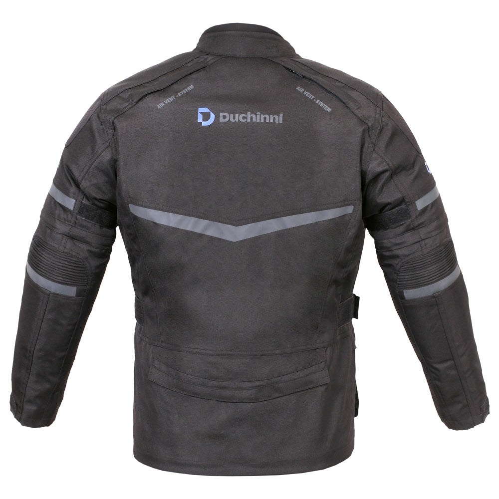 Duchinni Kids Youth Motorcycle Textile Black CE Cruiser Jacket