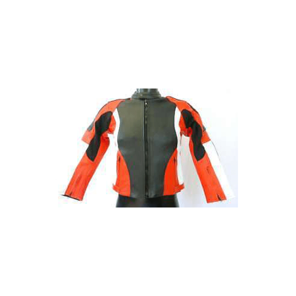 Baby Biker Kids Demon Sport Leather Childs Motorcycle Jacket Red