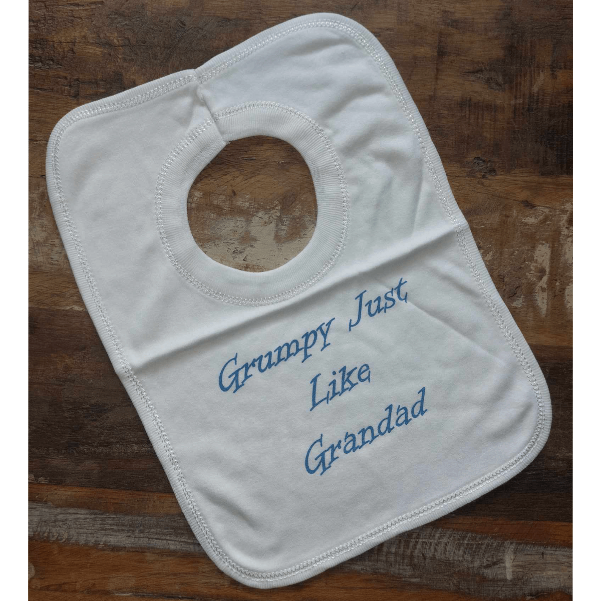 Baby Biker - Grumpy Just Like Grandad Pull Over Bib