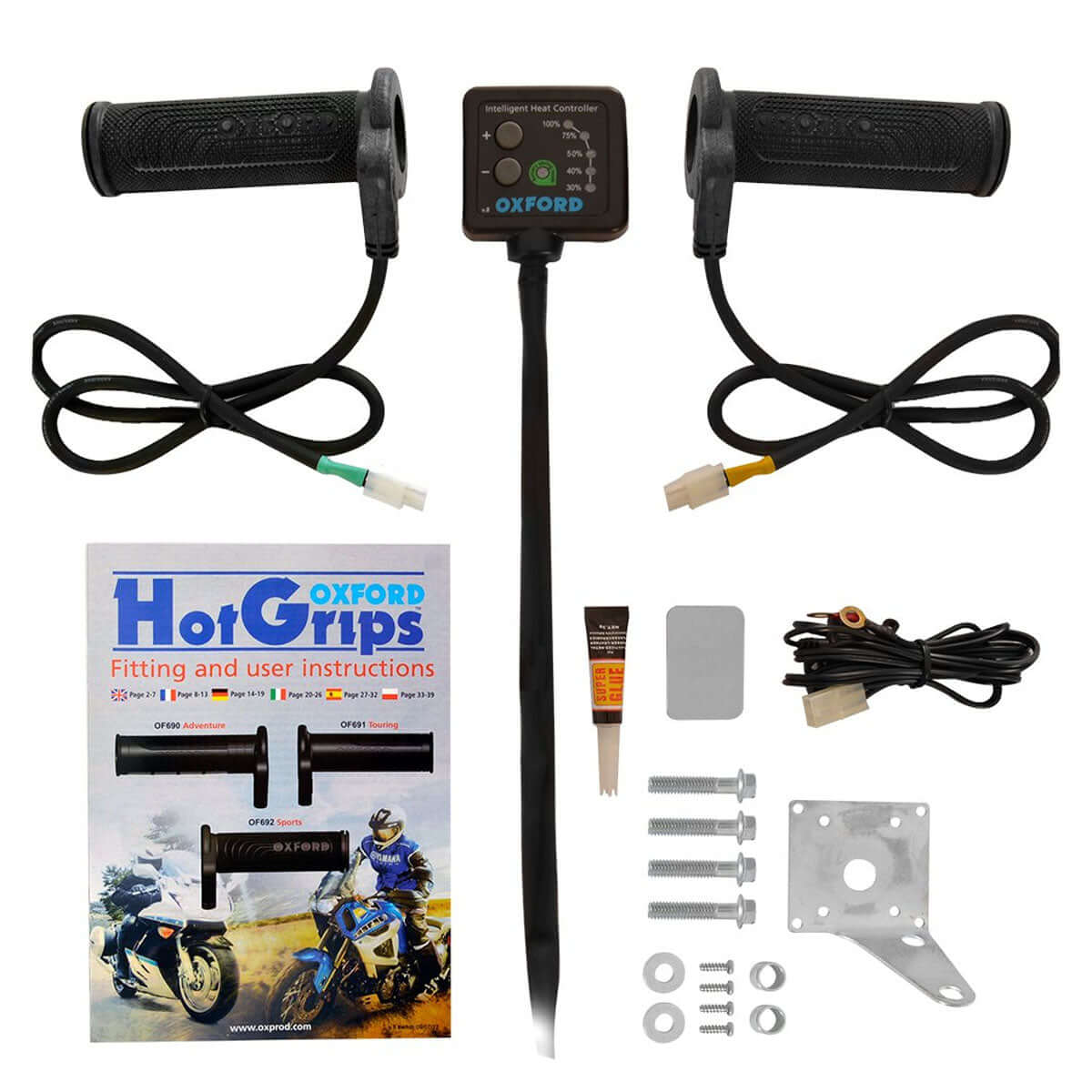 Oxford Motorcycle HotGrips Heated Grips Premium Sports OF692