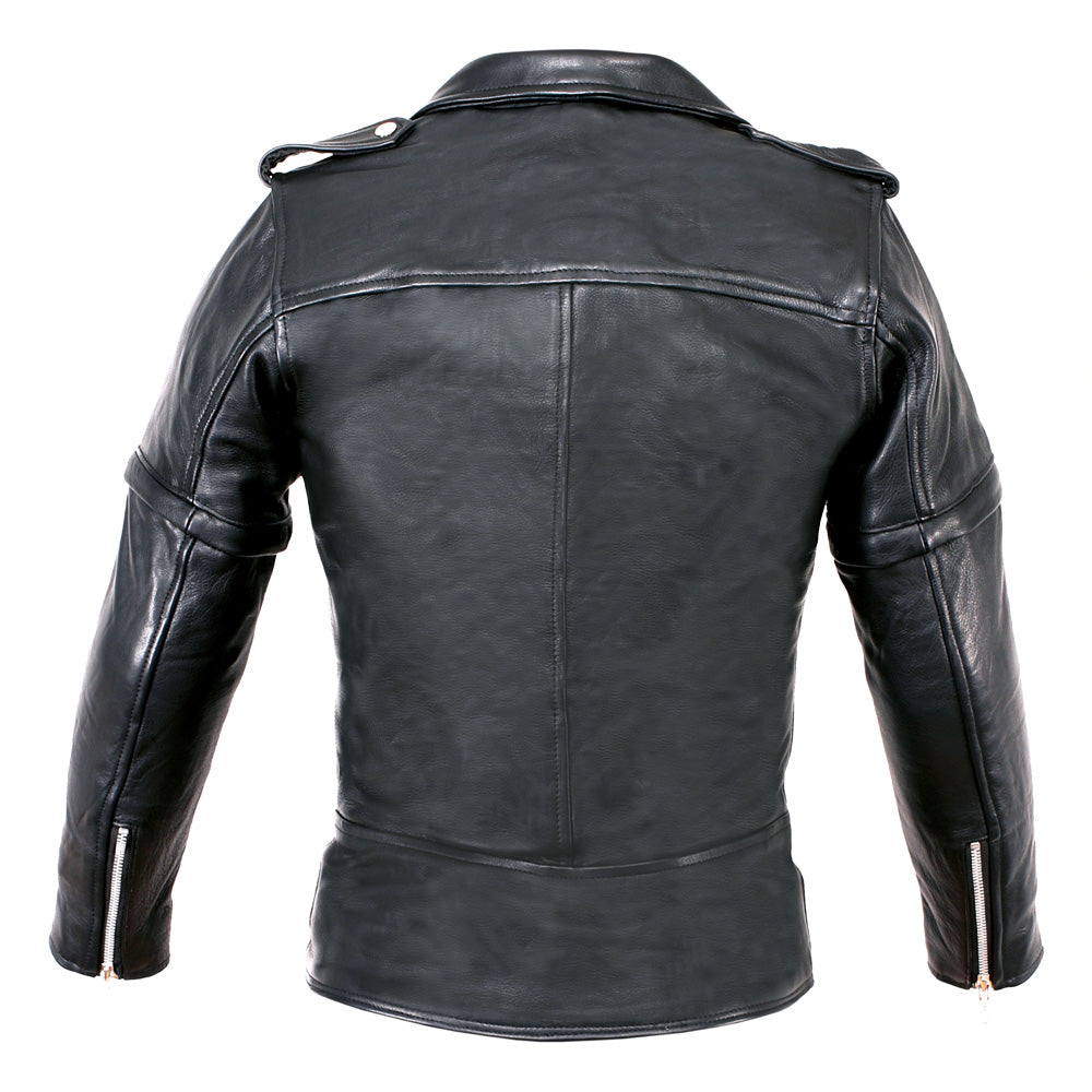 Duchinni Kids Motorcycle Leather Patrol Jacket & Tundra Jean Trousers Bundle Kit