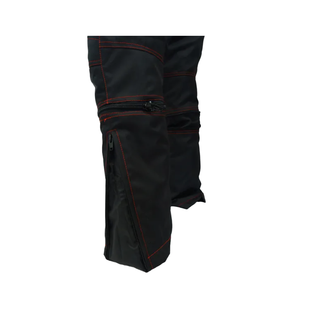 Speed 2 Kids Childrens Textile Motorcycle Trousers Baby Biker Red