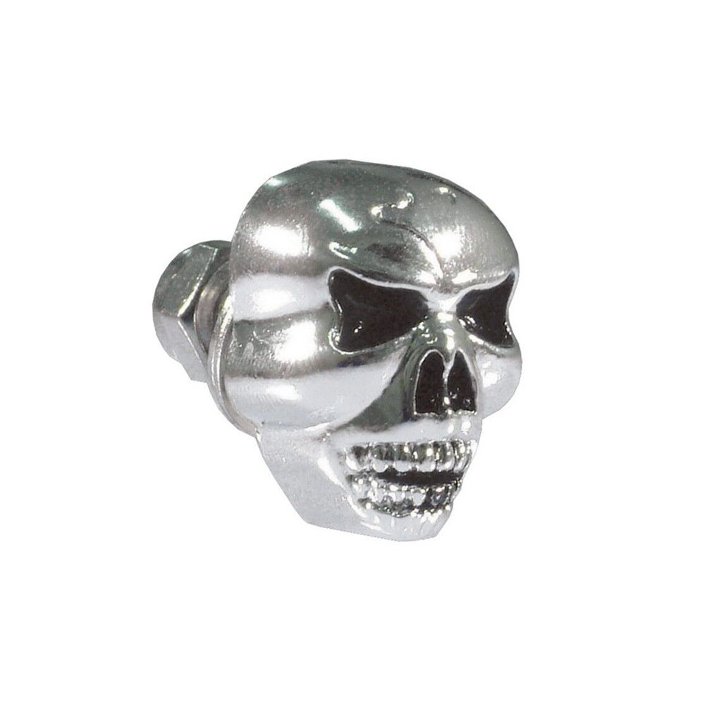 1 Bike It Motorcycle Chrome Skull Design Bolt Custom BOLSKULL BC6875 - Baby Biker